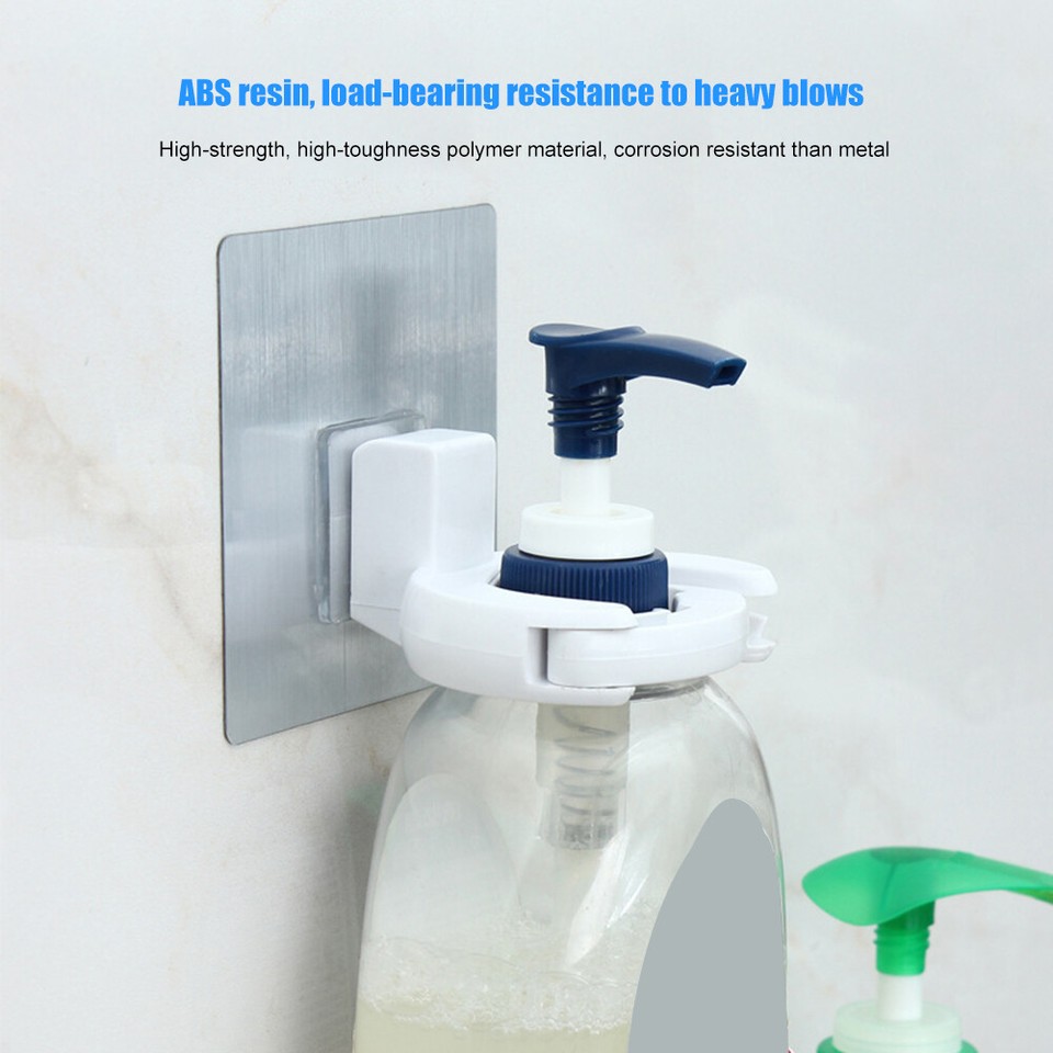 SpaceSaving Wall Mount Bottle Holder Easy To Install Shower Gel Bottle