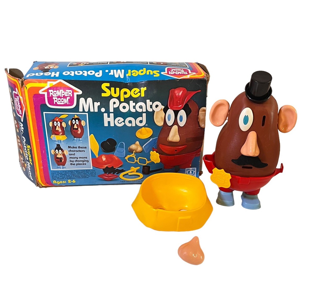 Vintage Super Mr. Potato Head Romper Room 1979 Hasbro Replacement
