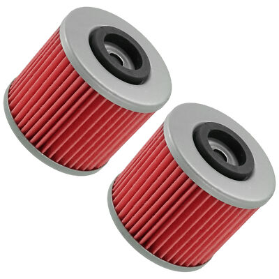 Oil Filter for Yamaha XVS400 Drag Star 400 1996-2007 2-Pack