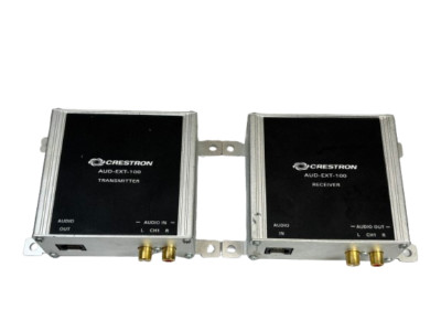 Crestron AUD-EXT-100, Audio over Cat5 Extender Set - Transmitter & Receiver