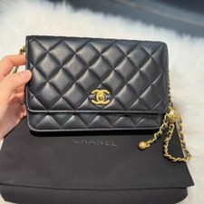 Chanel Coco Pearl Crush Wallet on Chain WOC B...