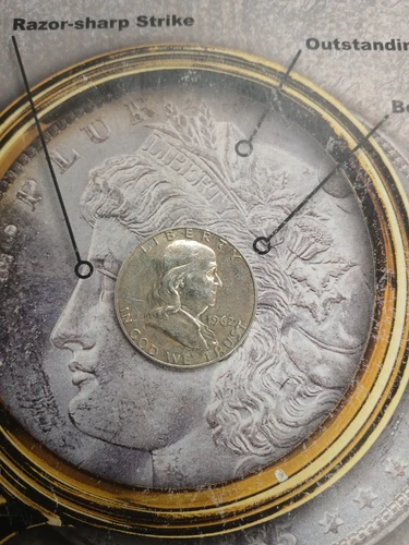 Silver  1962 P  Proof   Franklin Half Dollar       TP-9337