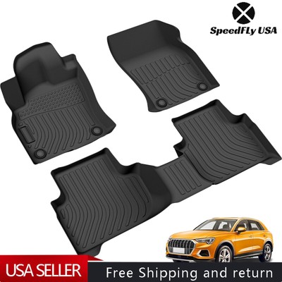 Alfombrillas de suelo 2 filas Liner para 2019 2020 2021 2022 2023 2024 Audi Q3