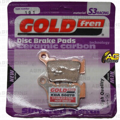 Goldfren S3 Keramik Carbon Bremsbeläge Hinten Für Rieju Marathon 250 450 2011