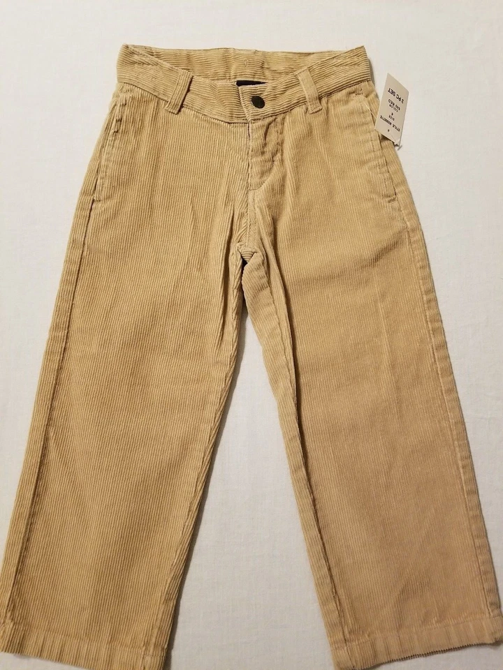 NUEVO CON ETIQUETAS Nautica Niños Talla 4 Pantalones Camisa Cárdigan Suéter Conjunto de 3 Piezas Rojo Negro Tostado Niños Foto 2 de 4