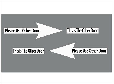 Please Use Other Door 1 Pair With Right and Left Arrows This is The Other Door 