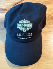 Authentic Harley Davison Museum Cap One Size Fits All Unisex Black