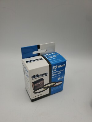 ULTIMAXX 52mm 3-Piece Multi-Coated HD UV / CPL / FLD Filter Set 52mm