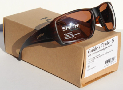 SMITH OPTICS Guide's Choice S POLARIZED Sunglasses Tortoise/Glass Copper $295