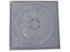 Decorative Roman Floral Stepping Stone Plaster, Concrete Mold 7043 Moldcreations