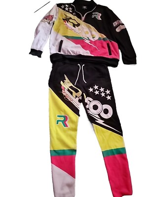 Vintage BBS/Eibach FRPLY R500 Racing Equipment Sweat Suit, Pants XL & Top XXL 