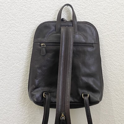ORAN Leather Australia Brown Leather Day Backpack ORAN Leather Australia Brown Leather Day Backpack | eBay main image 3