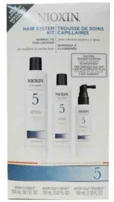 Nioxin System Kit 5 Cleanser, Scalp Therapy Scalp Treatment (10+5+3oz)  3pc Sale