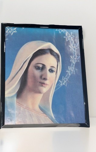 Blessed Mother Mary Small Vintage Poster 10x8” Cromos Y Novedades De Mexico, SA - Picture 18 of 20