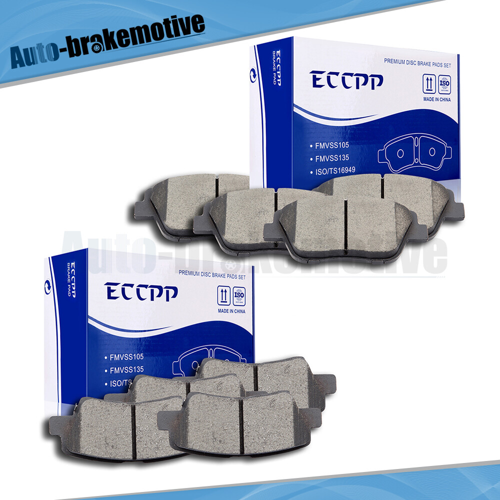 FRONT &REAR CERAMIC BRAKE PADS FOR 20112014 HYUNDAI SONATA,20112015