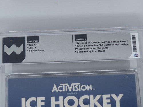 New Ice Hockey Atari 2600 Sealed Video Game Wata Graded 9.4 A Seal 1981 - Picture 4 of 4
