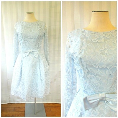 light blue frock