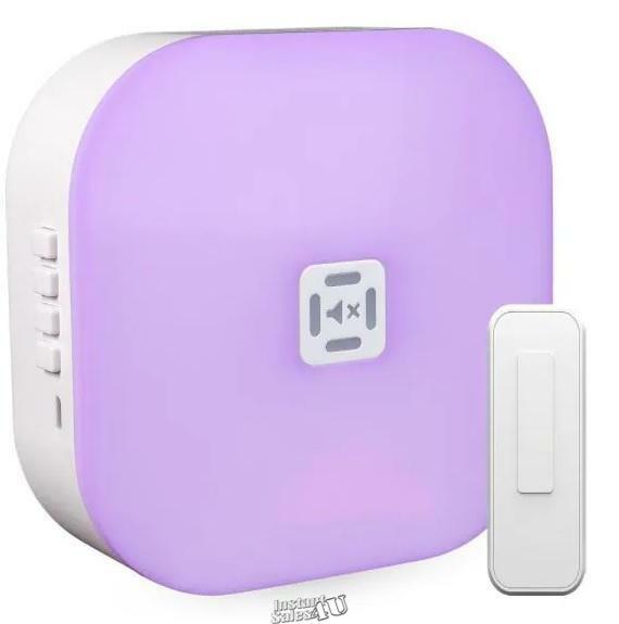 Hampton Bay-Wireless Illuminated Battery Door Bell Kit 10 Selectable Tunes