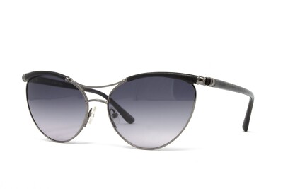 Badgley Mischka Cat Eye Sunglasses Margeaux Gunmetal 58mm  display picture 3