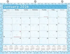 2026 Calendar 12 Months Student Calendar / Planner for 3-Ring Binder - v018