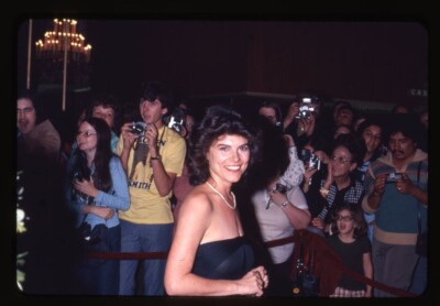 Adrienne Barbeau Candid 1977 Busty Glamour Event Original 35mm Transparency