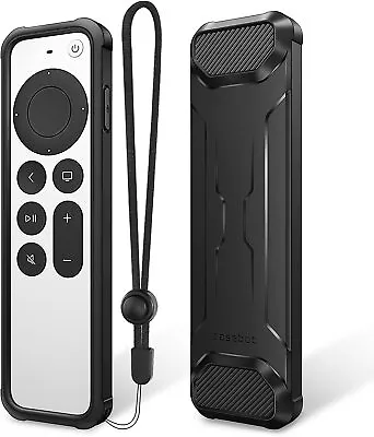 FINTIE Shockproof Remote Case for Apple TV Siri Remote 2022 2021 TPU Anti Slip Cover