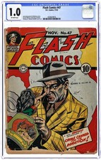 Flash Comics #47 CGC 1.0 1943 4326629016
