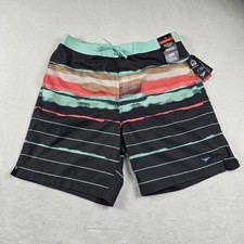 Speedo Board Shorts 9" Men's XXL Volcanic Ash Hydro Square Leg Eco Stretch New