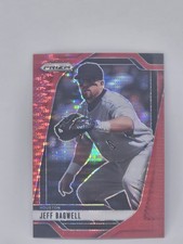 Panini Prizm 2025 Jeff Bagwell #60 Red Prizm Serial Numbered Houston Astros