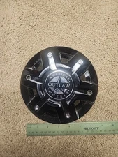 American Outlaw Gloss Black Wheel Rim Hub Cover Center Cap #CAP5262-20