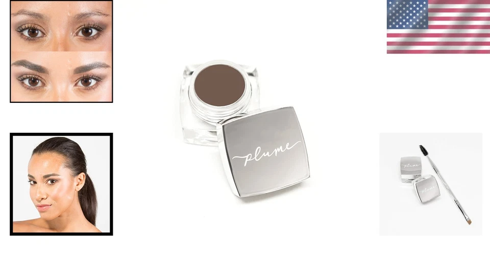 Clean Beauty Brow Pomade + Brush, Chestnut Decadence - Image 2 of 4
