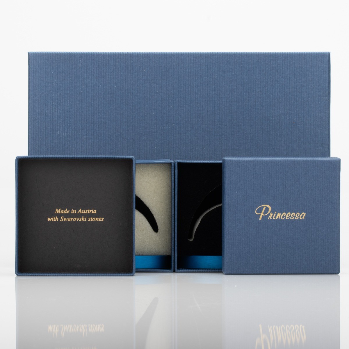 Oliver Weber Figurines made with Swarovski Crystal Dolphin Set