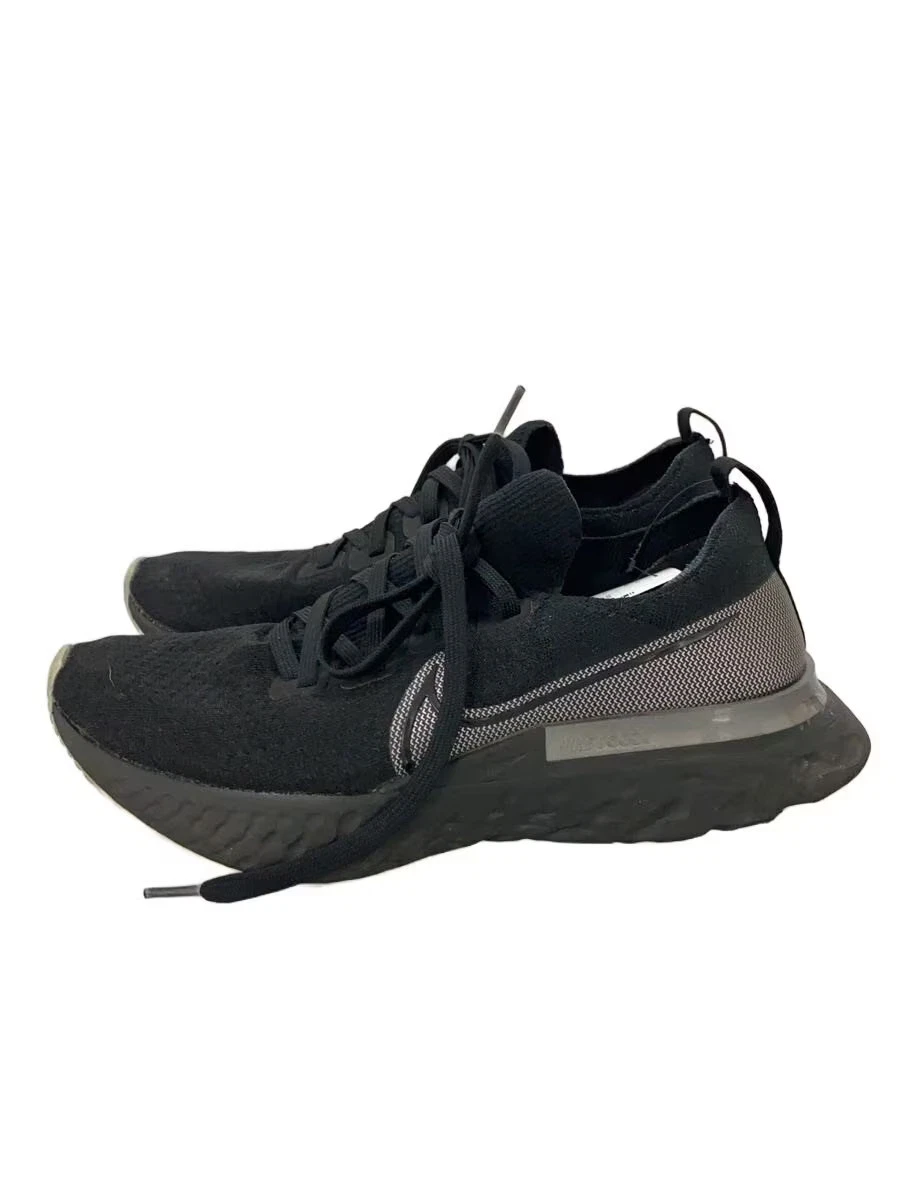 Nike Metallic Black Flyknit Run Infinity React Nike em baixos Preços ブラック26cm. Run Infinity React ウォーキング・ランニングウェア