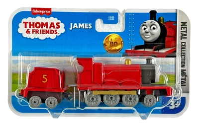 Thomas & Friends Die-cast Push-Along Train Fisher-Price James 80TH Anniversary