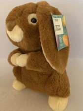 Tesco Betty The Bunny Rabbit Brown Soft Plush  Toy 11” New & Tags 