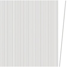 80pcs 1mm x 300mm 304 Stainless Steel Round Rod, Metal  300mm, Silver
