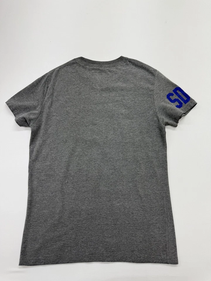 T-shirt Superdry Homme Gris Imprimé Graphique Col Rond Taille L - Photo 2/4