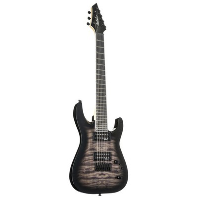 Jackson JS Series Dinky Arch Top JS22Q-7 DKA HT AM Transparent Black Burst -