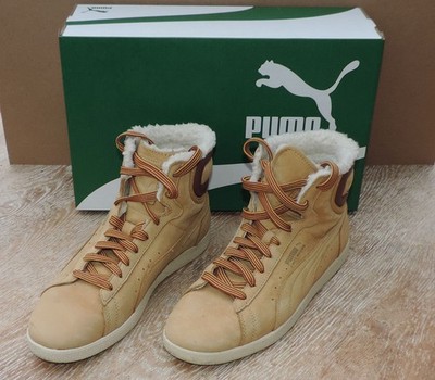 PUMA First Round - Damen Stiefel / Sneaker sandfarben Gr. 40 gefüttert