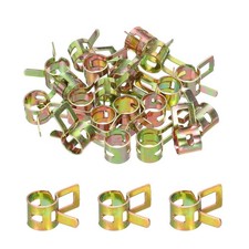 20Pcs ID 8mm 5/16inch Fuel Line Hose Clips Pipe Clamps Spring Hose Clamp
