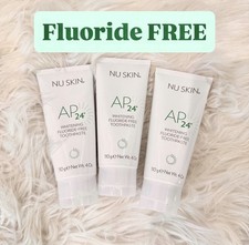 3x NU Skin Ap24 Whitening Fluoride FREE Toothpaste Full Size Nuskin Ap 24