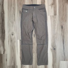 Kuhl Radikl Pants Mens 30x32 Brown Stretch Outdoor Hiking Lightweight