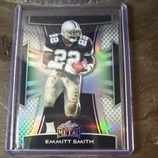Leaf 2025 Metal Emmitt Smith Silver Prismatic /149 NO RESERVE!