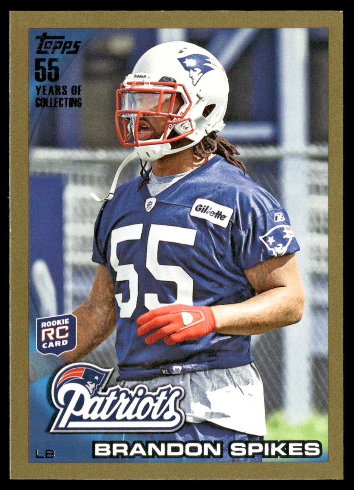 Brandon Spikes Topps #69 Gold