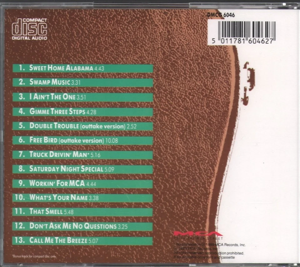 Lynyrd Skynyrd Skynyrd's Innyrds / Greatest Hits CD Europe MCA MCD06046 - Bild 2 von 2