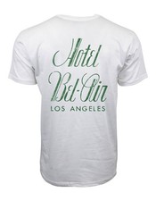 90s HOTEL BEL-AIR  DISTRESSED LOGO WHITE T-SHIRT