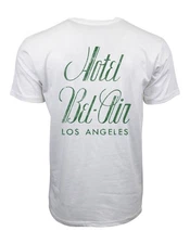 90s HOTEL BEL-AIR  DISTRESSED LOGO WHITE T-SHIRT