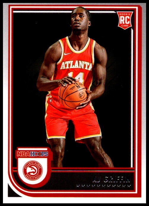 2022 AJ Griffin Rookie Panini Hoops Basketball #246 Atlanta Hawks