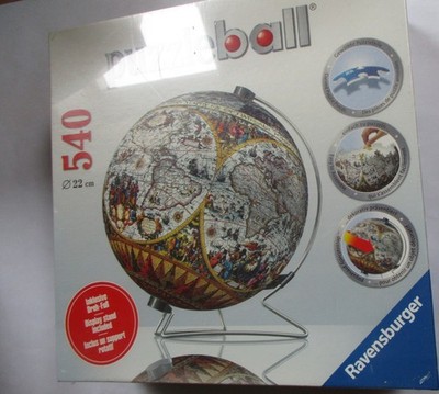 Ravensburger puzzleball  11131 Antike Weltkarte 540 Teile Puzzle NEU OVP