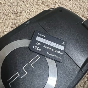 Sony PSP 1001 Console w/OEM Charger, Mem Stick Case, 2 Games, Movie Tested Works